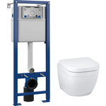 Комплект унитаза Grohe Euro Ceramic с инсталляцией Cersanit сиденье микролифт (39206000, S-IN-MZ-VECTOR, 39330001)