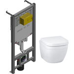 Комплект унитаза Grohe Euro Ceramic с инсталляцией Jacob Delafon сиденье микролифт (39206000, E29025-NF, 39330001)