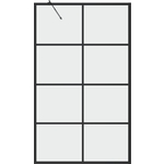 Шторка для ванны Grossman GR-105/90BLACK 90х150 прозрачная, черная