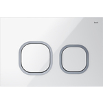 Кнопка смыва IDDIS Uniglass белая (UNG01WCi77)