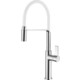 Смеситель для кухни Rush с гибким изливом, хром/белый (MS9035-35White)
