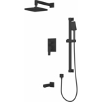 Душевая система Rush Thira матовая черная (TR3635-60Black)