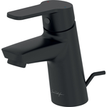 Смеситель для раковины Jacob Delafon Aime с донным клапаном, матовый черный (E29869-BL)