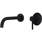 Смеситель для раковины Abber Wasser Kreis скрытый монтаж, черный матовый (AF8112B)