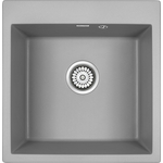 Кухонная мойка Paulmark Praktisch серый металлик (PM105152-GRM)
