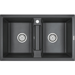 Кухонная мойка Paulmark Zwilling черный (PM238150-BL)
