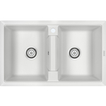 Кухонная мойка Paulmark Zwilling белый (PM238150-WH)