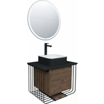 Мебель для ванной Grossman Винтаж 70х50 GR-4042BW, веллингтон/черный