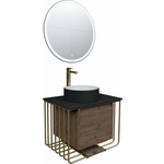 Мебель для ванной Grossman Винтаж 70х50 GR-4040BW, веллингтон/золото