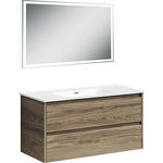 Мебель для ванной Sancos Libra 100 два ящика, дуб чарльстон
