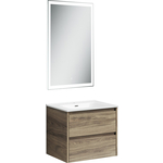 Мебель для ванной Sancos Libra 60 два ящика, дуб чарльстон