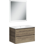 Мебель для ванной Sancos Libra 80 два ящика, дуб чарльстон