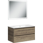 Мебель для ванной Sancos Libra 90 два ящика, дуб чарльстон
