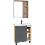 Мебель для ванной Grossman Флай 70х46 Фостер 70, серый/дуб сонома