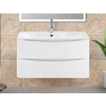 Тумба под раковину BelBagno Acqua 120 Bianco Lucido (Acqua-1200-2C-SO-BL)
