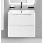 Тумба под раковину BelBagno Acqua 60 Bianco Lucido (Acqua-600-2C-SO-BL)