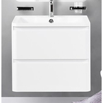 Тумба под раковину BelBagno Albano 60 подвесная, Bianco Lucido (Albano-600-2C-SO-BL)