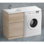 Тумба под раковину BelBagno Kraft-Lvd 58 Rovere Nebrasca Nature (KRAFT-LVD-580/1200-2C-PIA-RNN)