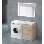 Мебель для ванной BelBagno Kraft-Lvd 58 правая, Rovere Nebrasca Nature