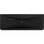 Раковина мебельная BelBagno 120х46 чёрная матовая (BB1200/455-LV-ART-ALR-NERO)