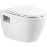 Унитаз подвесной безободковый BelBagno Loto с сиденьем микролифт (BB070CHR/SC)