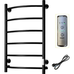 Полотенцесушитель электрический ZOX Дуга ЛЦ 80х50 черный (4630099748116)