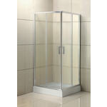 Душевой уголок BelBagno Uno 95х95 рифленый Punto, хром (UNO-195-A-2-95-P-Cr)