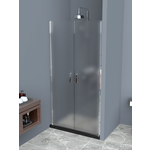 Душевая дверь BelBagno Uno 80х190 рифленое Punto, хром (UNO-B-2-80-P-Cr)