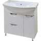 Тумба под раковину Emmy Милли 77х31 с дверцей и ящиками, белый (mlt80blt3-r)