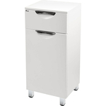 Полупенал Emmy Милли 35х87 правый, с ящиком и дверцей, белый (ppmel35-r)