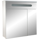 Зеркальный шкаф Emmy Сигма 80х73 левый, белый (sig80mir1)