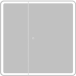 Зеркальный шкаф BelBagno Marino 80х80 с подсветкой, сенсор (SPC-MAR-800/800-2A-LED-TCH)