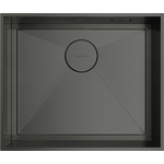 Кухонная мойка Omoikiri Kasen 53-INT-GM вороненая сталь (4993496)