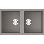 Кухонная мойка Omoikiri Kitagawa 83-2-U-GR leningrad grey (4993810)