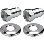 Комплект подключений Point прямое, гайка / штуцер 1"х3/4", 2 штуки (PN00005)