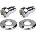 Комплект подключений Point прямое, гайка / штуцер 3/4"х1/2", 2 штуки (PN00007)