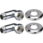 Комплект подключений Point угловое, гайка / штуцер 1"х3/4", 2 штуки (PN00006)