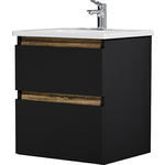 Тумба под раковину Am.Pm X-Joy 55х45 черная матовая (M85AFHX0552BM)