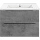 Тумба под раковину Vincea Mia 60х46 Beton (VMC-2MC600BT)