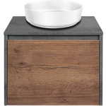 Тумба под раковину Vincea Mesa 60х50 T.Oak + Beton (VMC-2MS600TB)
