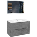 Мебель для ванной Vincea Mia 80х46 Beton
