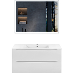 Мебель для ванной Vincea Mia 100х46 G.White