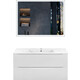 Мебель для ванной Vincea Mia 100х46 G.White