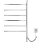 Полотенцесушитель электрический Vincea 43х80 поворотный, хром (VTD-1S2CE)