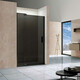 Душевая дверь Vincea Extra 100-110х200 тонированная, черный (VDP-1E1011CGB)