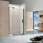 Душевая дверь Vincea Extra 110-120х200 прозрачная, черный (VDP-1E1112CLB)