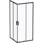 Душевой уголок Am.Pm Gem S 90x90 прозрачный, черный (W93G-403-090BT)