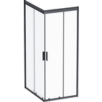 Душевой уголок Am.Pm Gem S 100х80 прозрачный, черный (W93G-404-100280-BT)