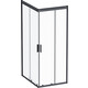 Душевой уголок Am.Pm Gem S 100х80 прозрачный, черный (W93G-404-100280-BT)