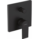 Смеситель для ванны Hansgrohe Vernis Shape для механизма 01800180, черный матовый (71468670)